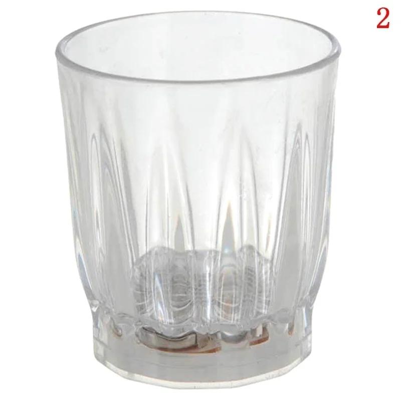 Enduring Unique LED Wine Glass Light Up Barware Drink Cup Transparent Cup KTV Bar Beer Mugs