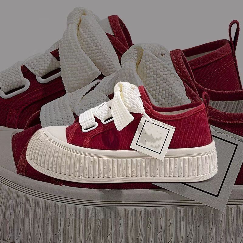 

Парусиновые туфли женские Biscuits Big Head Niche женские туфли универсальные белые туфли на толстой подошве повседневные спортивные туфли для сноуборда 40 красный