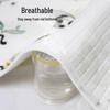Almofada de Algodão Impermeável Lavável para Incontinência de Bebé - Respirável, Espessa, Tamanho Grande