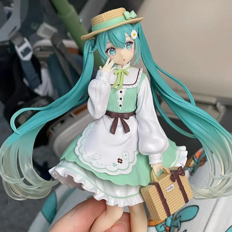 For Hatsune Miku Fans! 23cm Cheerleader Anime Figure - Kawaii Girl PVC Action Figure, Collectible Model Toy