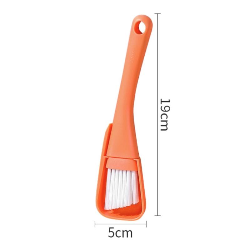 Window Groove Cleaning Brush Windows Slot Cleaner For Door Floor Gap Keyboard Brush+Dustpan 2 In 1 Household Cleaning Tools Kit