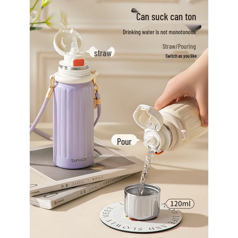 TAFUCO 316 Stainless Steel Portable Insulated Water Bottle