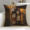 classic anime KON Cushion Cover Soft  EasyWash Pillow Case  Versatile for Couch Bed Travel and Office