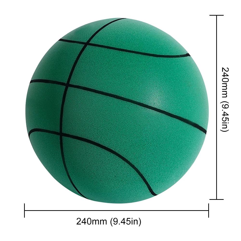 Silent Basketball Indoor Silent Foam Soccer Ball 18/21/24cm Mute Bouncing Ball Silent Basketball Ball Silent Ball Gift for Boys