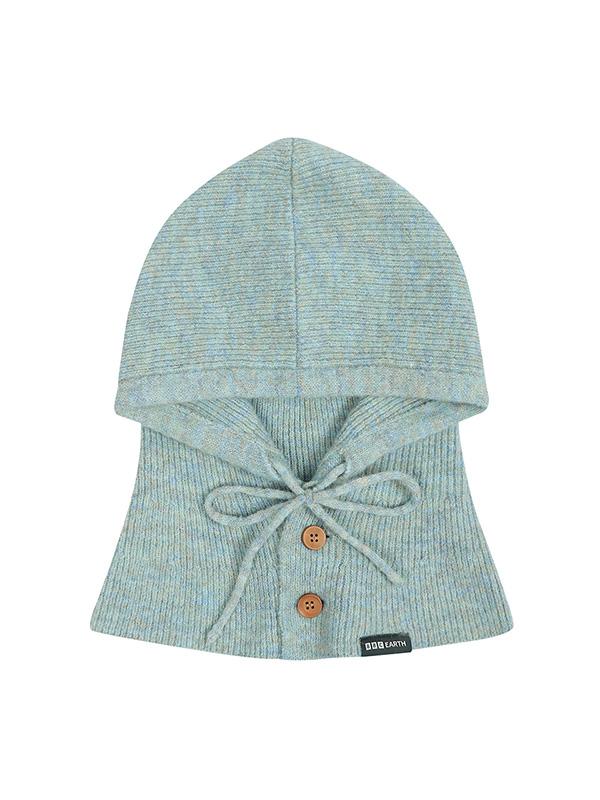 BBC EARTH Button Knit Balaclava_Mint