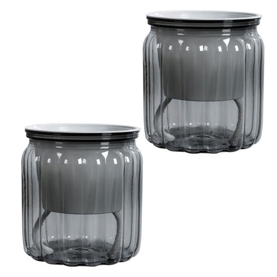 Flowerpot with Drainage Holes Water Filling Port Automatic Self-Watering Hydroponic Flowerpot Transparent Base Plant Container