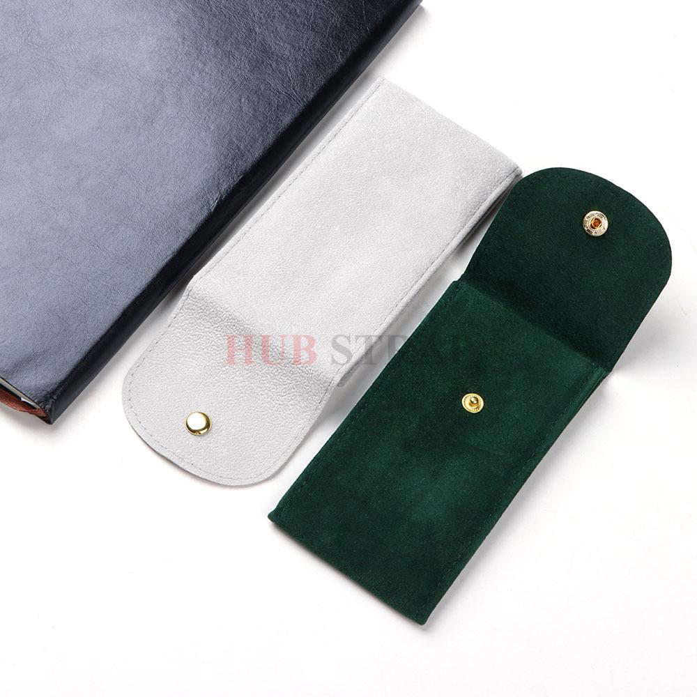 Flannelette Watch Bag White Black Green Red Watch Box Gift Box Travel Storage Case Durable Portable Watch Dust Protection Case