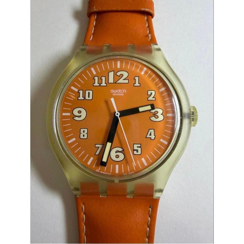 Used Swatch Watch Body Orange