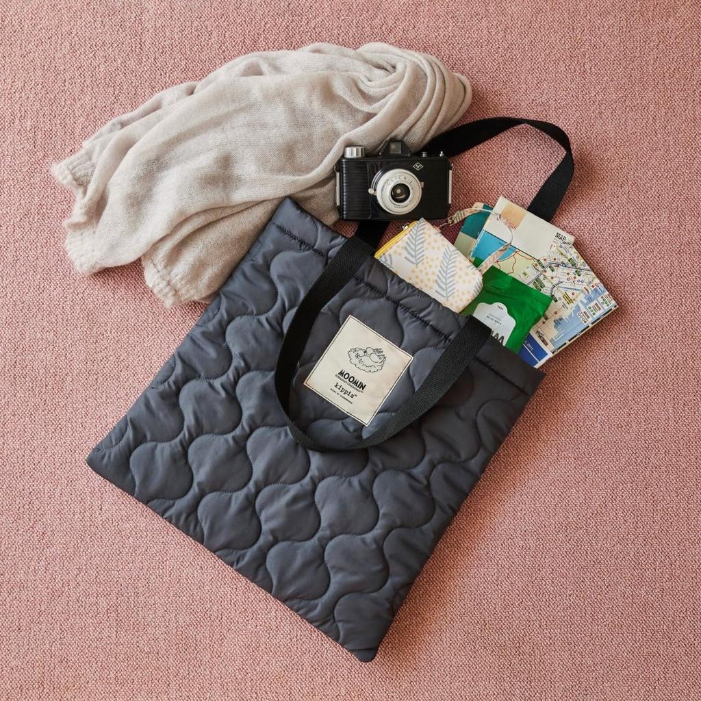 Moomin X Kippis Plenty of Lightweight Quilted Tote Bag BOOK Brand Space! (Takarajimasha Mook)
