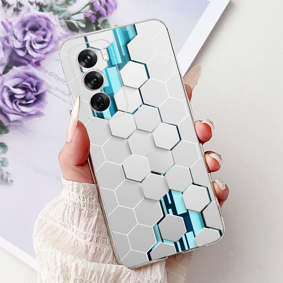 For OPPO Reno12 Pro 5G Case CPH2629 Cover Transparent Silicone Fashion Butterfly Soft Case For Reno 12 CPH2625 Reno 12Pro Fundas