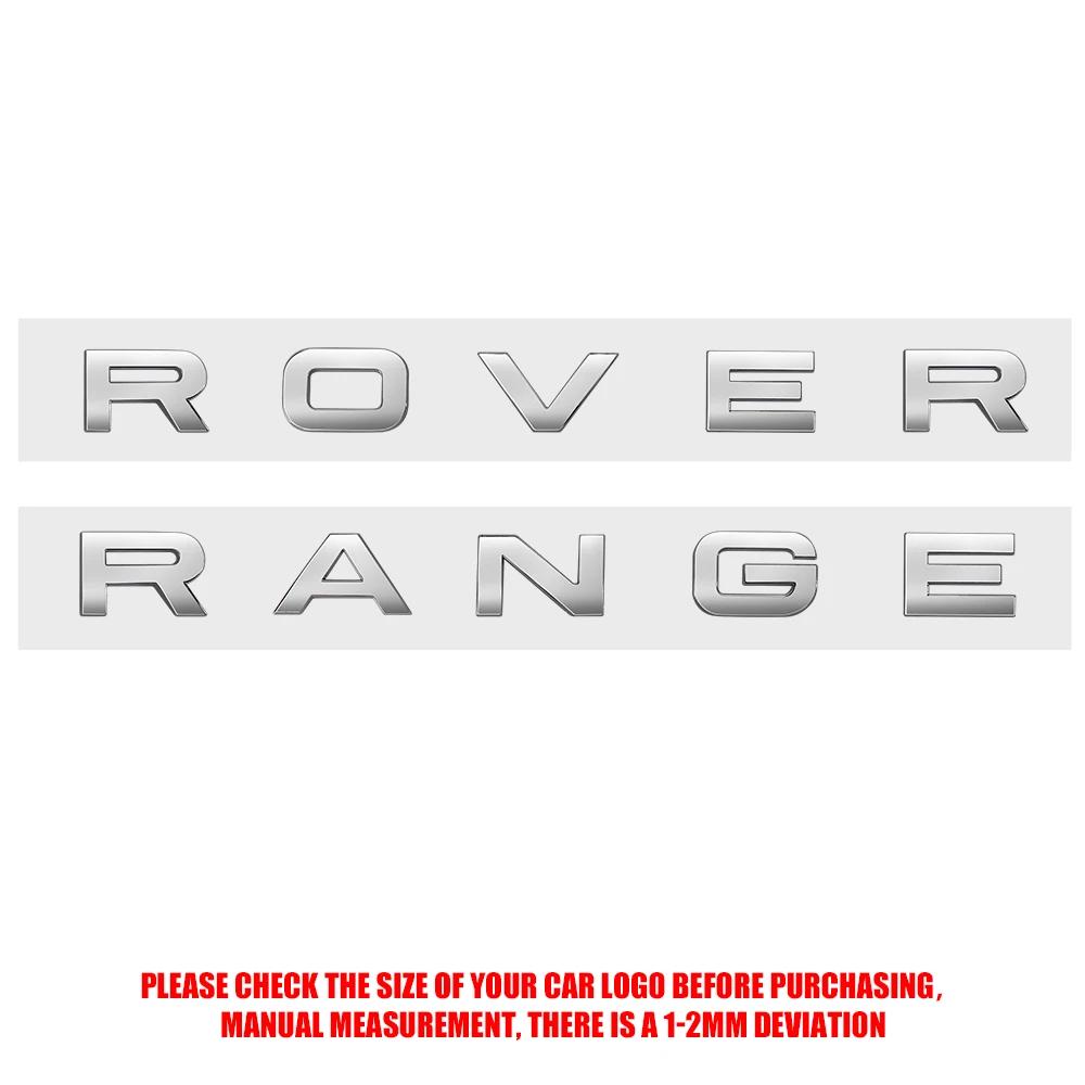VTL1 Per Range Rover Evoque Sport HSE 1 pz Plastica ABS 3D Emblema Grande per Bagagliaio Auto Lettere Volvo Adesivo Decalcomania per Logo Range Rover