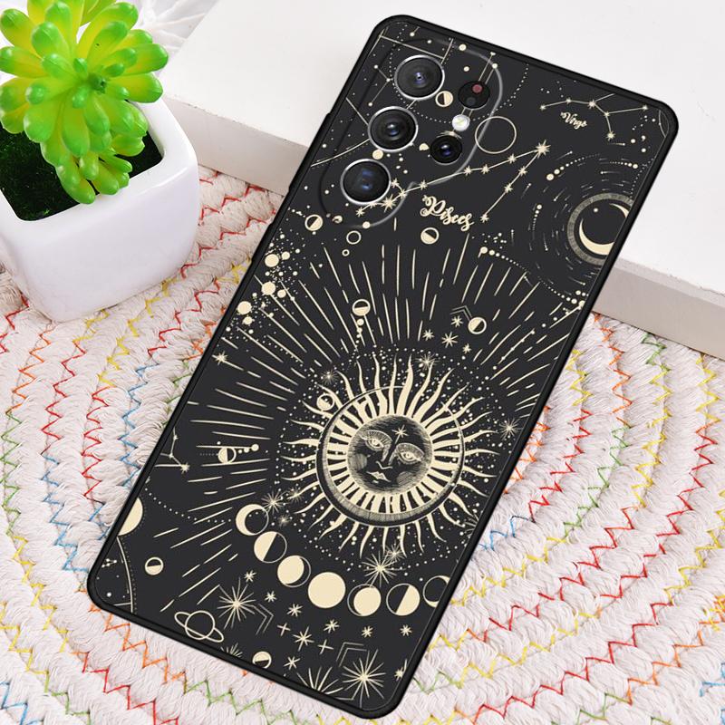 Sun Moons Star Astrological Celestial Phone Case For Samsung Galaxy note 10 pro S26 S25 S24 S23 S22 Ultra Plus S21 FE S20 Cover