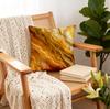 Abstract Gold Vein Marble Throw Pillow Includes Pillow Core 18.18 Inch Soft Non Slip Cushion Case Home Sofa Bedroom Decor Gift