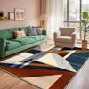 Modern Geometric Large Rugs for Living Room Decoration Nordic Style Home Carpet Light Luxury Bedroom Rug Non-slip Washable Mat