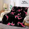Neon Multicolor Flame Printed Blanket Suitable for Sofas Beds Offices Travel Camping Chairs Warm Plush Blanket