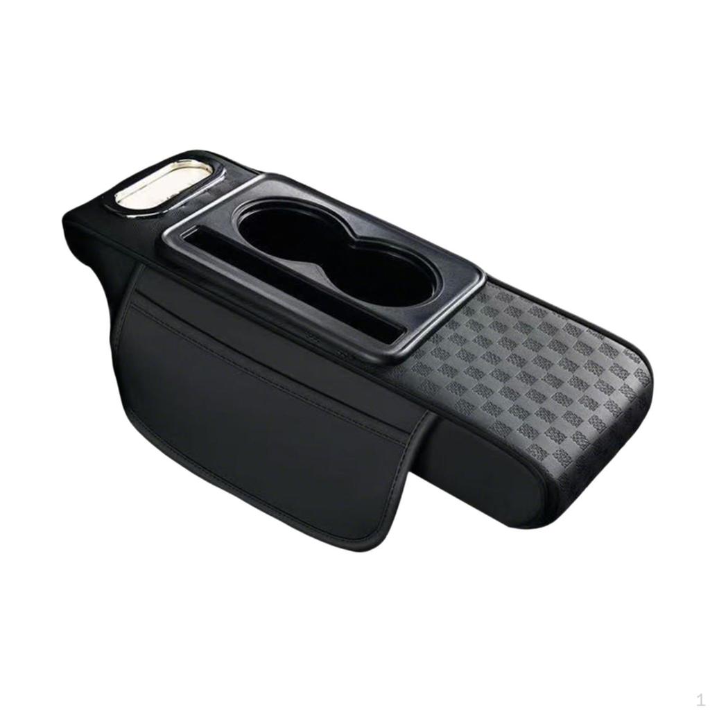 Auto Armrest Cushion Heightening Pad Side Storage Bag Middle Center Console Cover for Truck