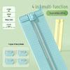 Four-in-One Paper Cutter: Versatile Cutting Tool with Replacement Blades