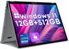 CHUWI MiniBook X Windows Celeron 12GB RAM 512GB ROM SSD Utvidelse IPS Opptil Lettvekt og Trådløst LAN Kit 2-i-1 Bærbar PC, 11, N100, 10,51-tommer, + +