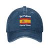 Spain Las Palmas Canary Islands Unisex Retro Cowboy Washed Baseball Caps Men Denim Street Tide Hat Women Hip Hop Trucker Cap