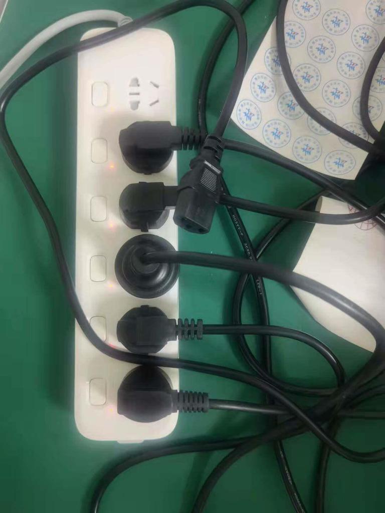 Tektronix Oscilloscope Power Cord & Agilent Signal Source Cable for Digital Source Meter and Data Acquisition Card