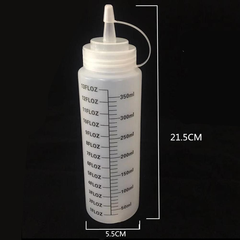 1 pcs 350ml Condiment Squeeze Bottles Salad Dressing Squeeze Bottle Condiment Dispenser Empty Bottle Kitchen Accessories