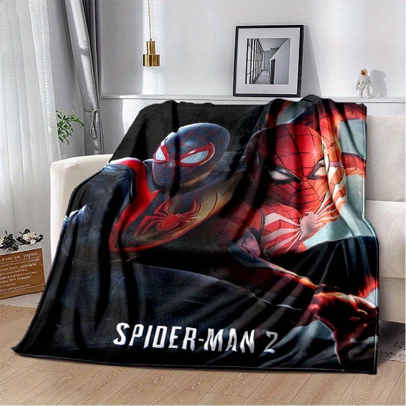 1pc Spider-Man Printing Blanket - Soft, All-Season Throw for Living Room, Bedroom,Personalized Gift with Adorable Cartoon Design