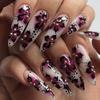 European & American Hot-Selling Long Pointed Butterfly Flower False Nails