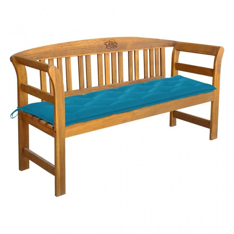 Day and Night - Day and Night Garden Bench with Cushion Solid Acacia Wood 157 Cm