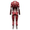 Halloween Cosplay Costumes for Men Women 3D Printed Muscle Elastic Human Anatomy Body Bodysuit Jumpsuit