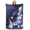 Hollow Knight Flannel Throw Blanket Soft Cozy Winter Bedspread for Kids Adults Couch Chair Street Trend Sofa Bed Cover