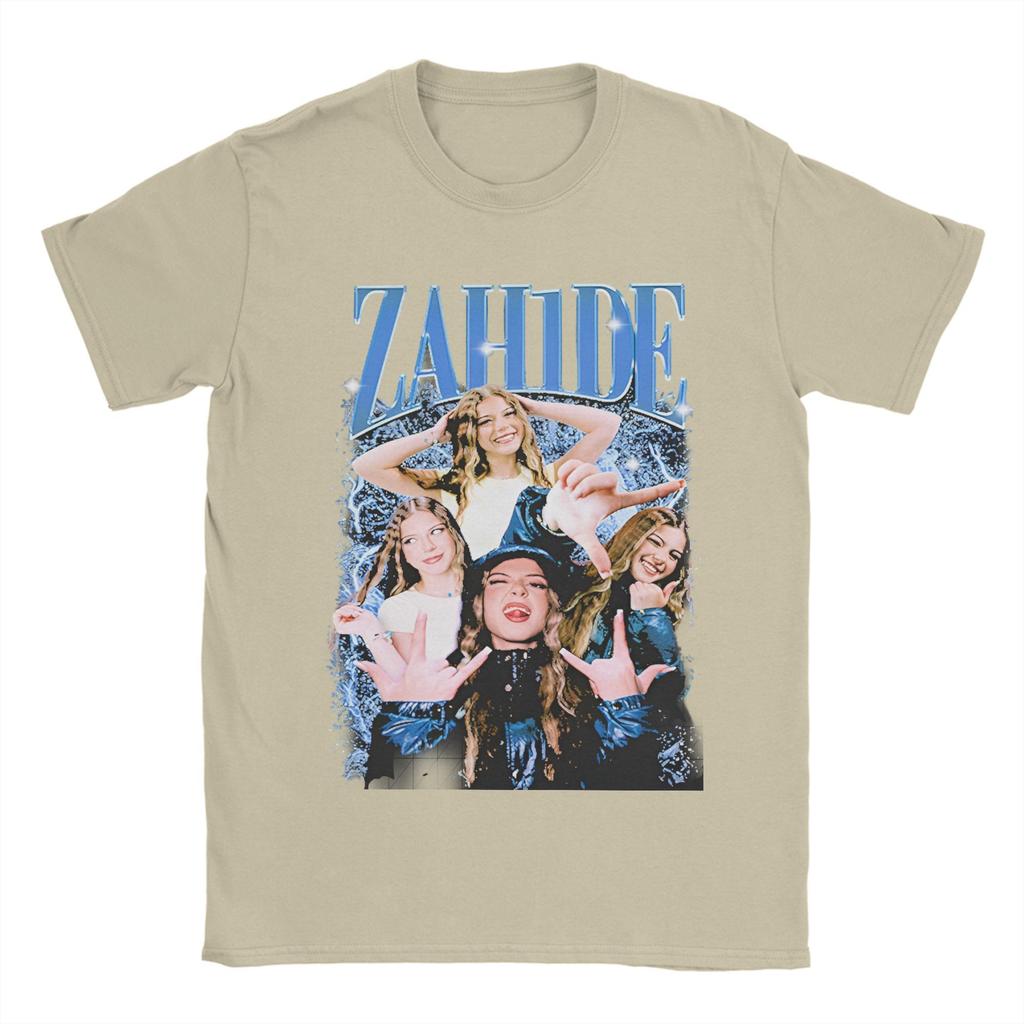 Retro Zahide Bootleg  Merch Men Women T Shirt 100% Cotton Tee Graphic Printed  T-shirt Clothes