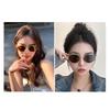 1 Τεμάχιο Οβάλ Σχήματος Προσωπικότητας Μεταλλικά Μικρά Στρογγυλά Γυαλιά Αξεσουάρ Παραλίας Για Γυναίκες Γυαλιά Γυαλιά Ηλίου