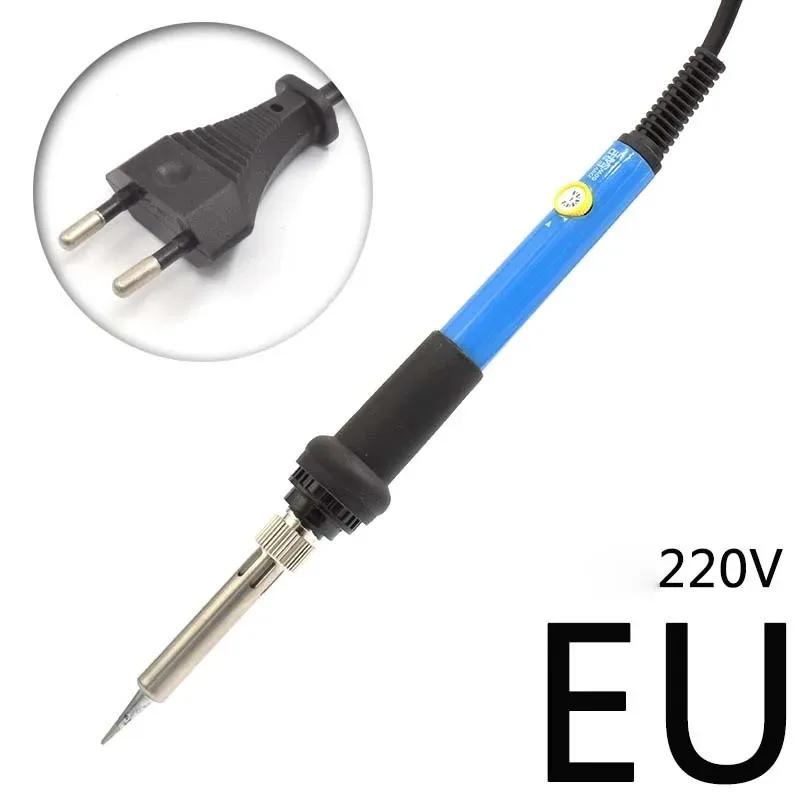 Nová páječka Nastavitelná elektrická cínová svářečka Teplotní stanice Pájka 220V 110V 60W Svařování Přepracování Horkovzdušná tužka Hroty Nástroje