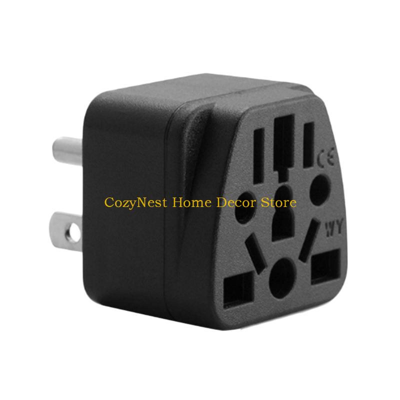 92MF European To American Plugs Adapter Travel Plugs Adapter for International чёрный