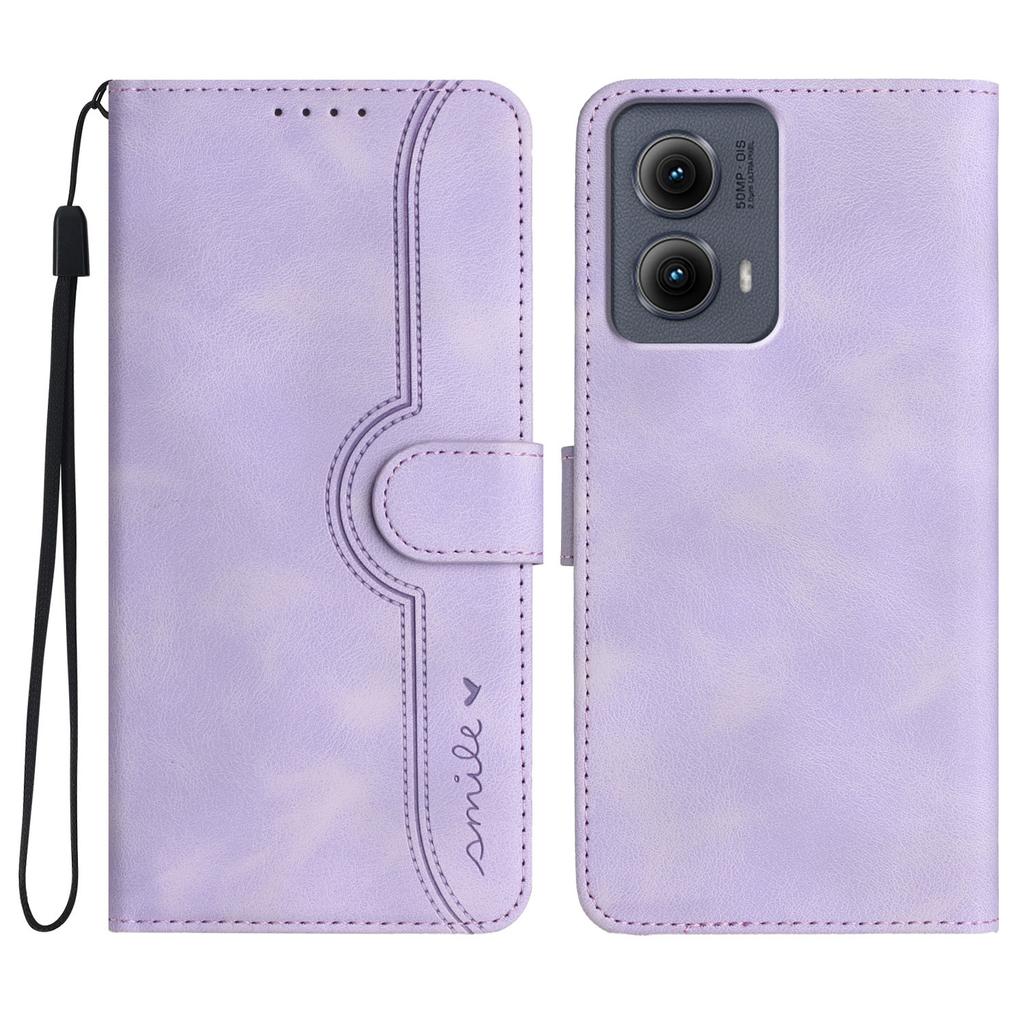 YX0030 For Motorola Edge (2024) 5G Case Card Slots Wallet Leather Phone Cover