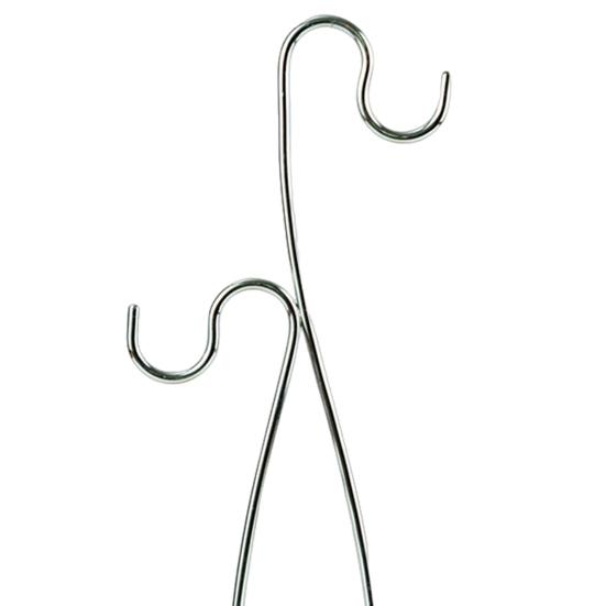 Bananenhalter aus Metall mit Holzsockel. Starke Tragfähigkeit, hohe Stabilität, einfache Montage, Bananenständerhalter