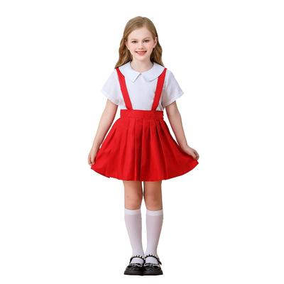 Cherry Maruko Cosplay Kids Anime Girls College Wind Show Student Sailor Suit