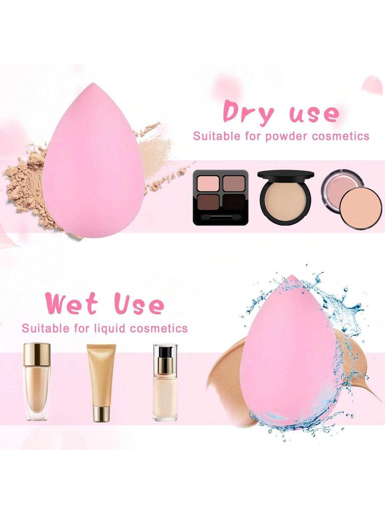 Mini Makeup Sponge Blender 40 Pcs, Beauty Blender Sponge for Foundation, Powder, Concealer and Eye Shadow,Under Eyes,Highlight a