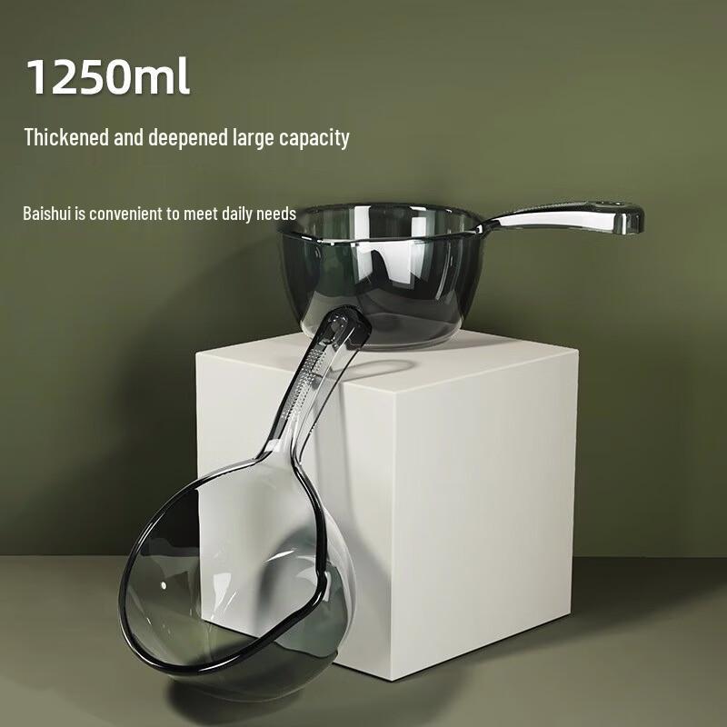 ZISIZ Household Long-Handle Plastic Water Ladle