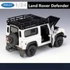 Welly 1/24 Land Rover Defender Alloy Car Model Diecast Metal Off-Road Vehicle Car Model Simulation Collection Childrens Toy Gift