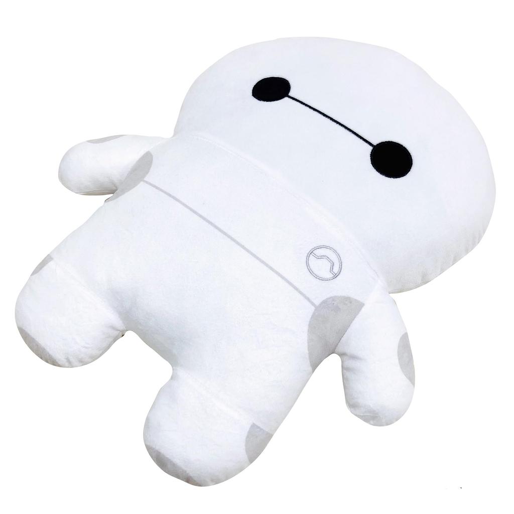 MORIPiLO Disney Baymax Hugging Pillow Microfiber Plush Nap Disney by Morishita Pillows (Flat Pillow) - Skin-friendly Fabric, Toy, Pillow, White,