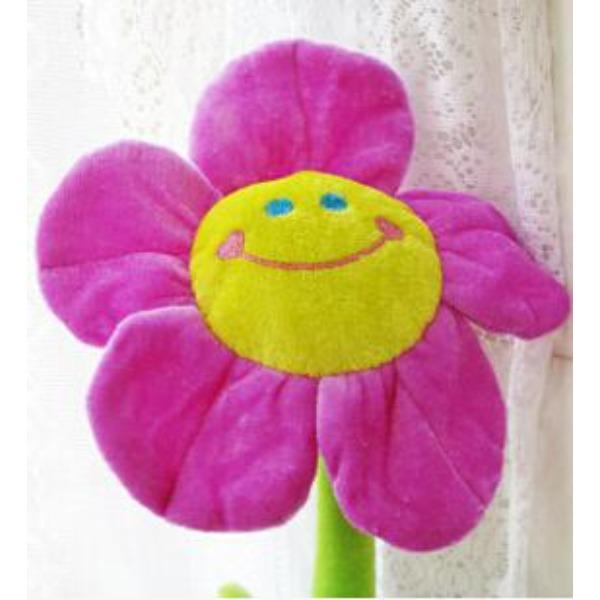 Cartoon Smile Sunflowers Plush Plants Baby Bed Room Decoration Multifunctional Soft Toy Gift for Kids Home Decor