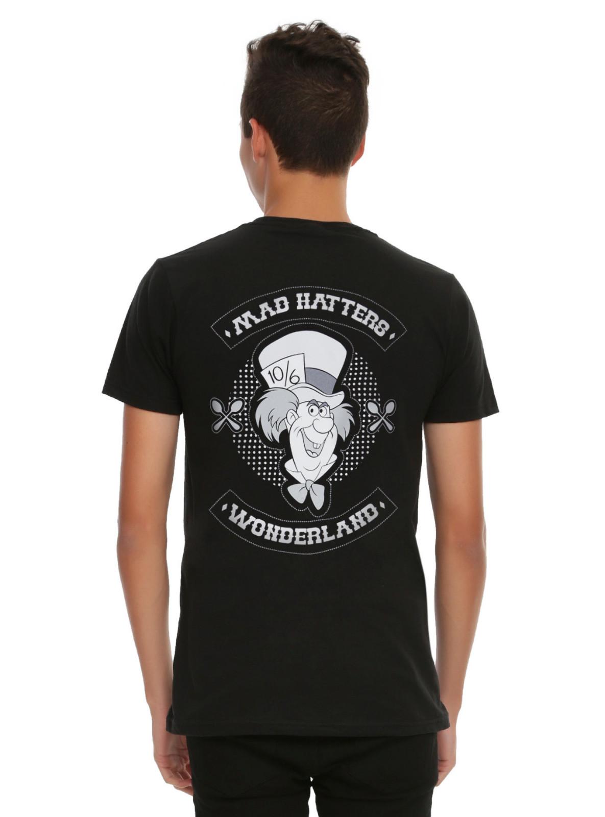 Disney Alice In Wonderland Mad Hatters Club T-Shirt S