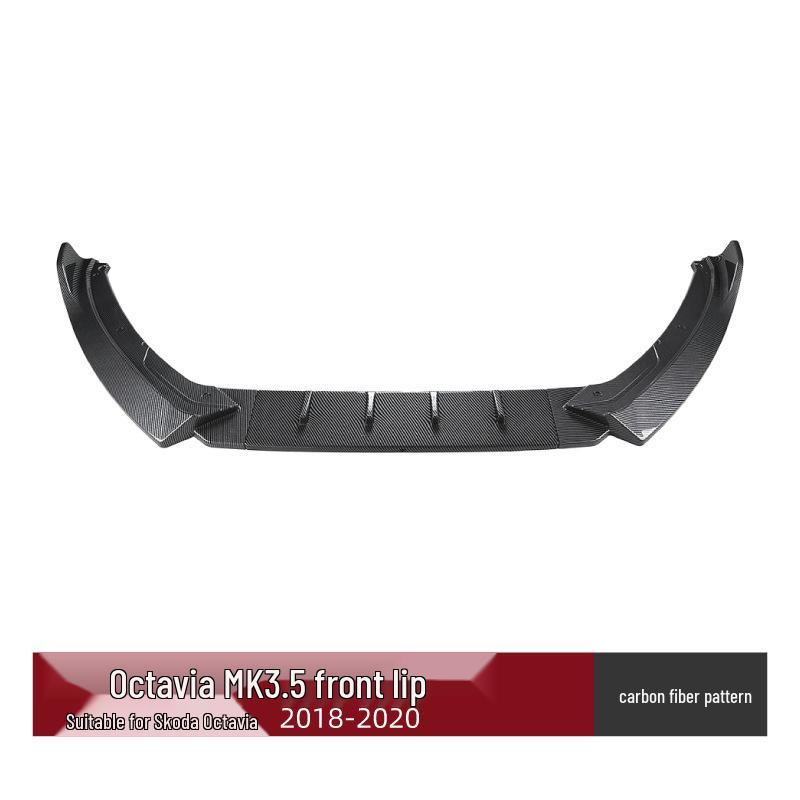 Skoda Octavia MK3.5 2018-20 Front Lip Spoiler Kit