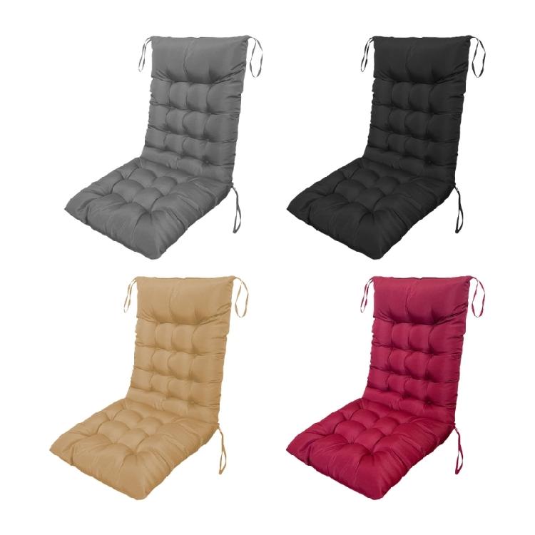 High Back Chair Cushions Waterproofs Soft Pad for Indoor Outdoor Lounger and Recliners