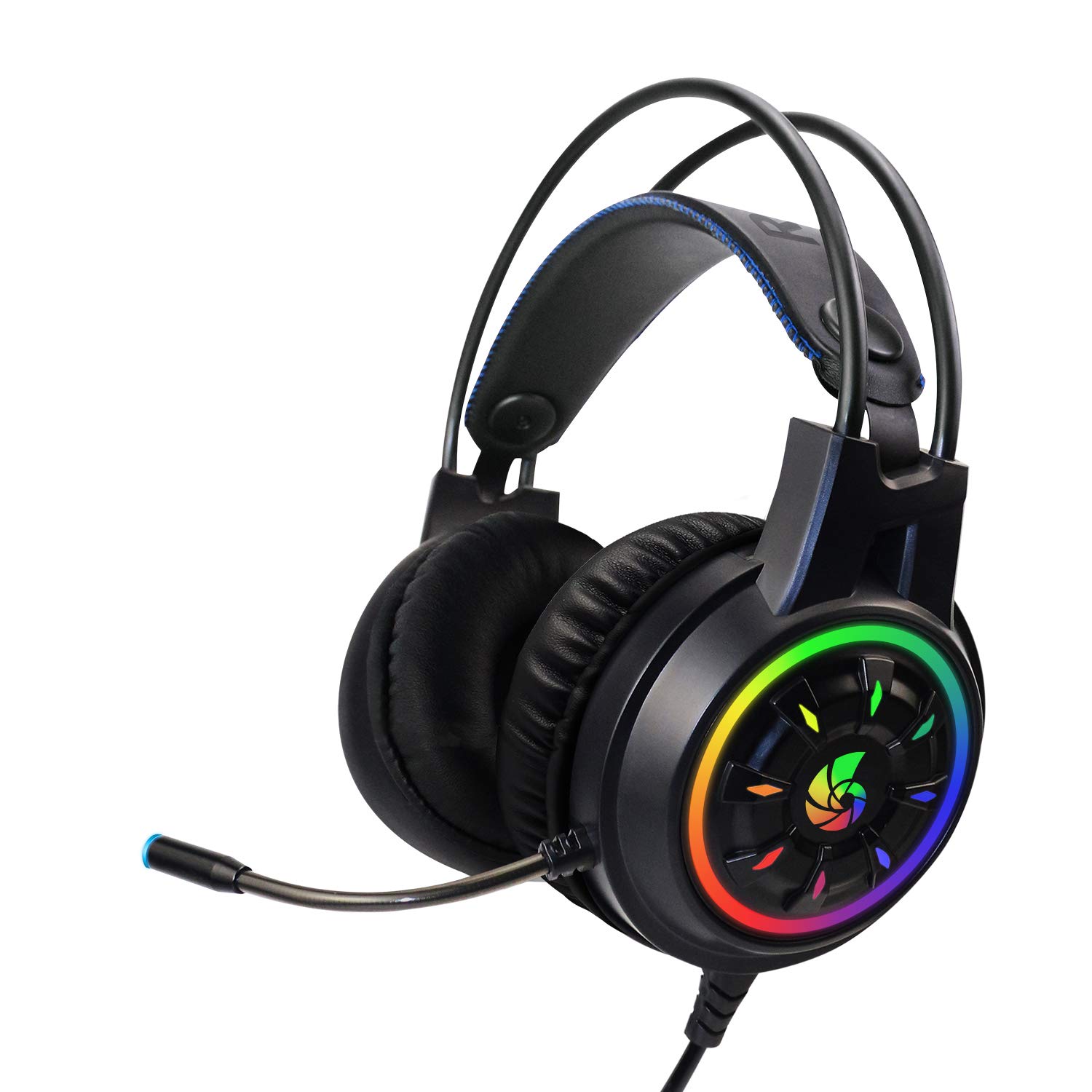 

Игровая гарнитура CENTURY RACEN с повязкой на оба уха CRC-GMHSRGB01 [USB / / Тип] чёрный