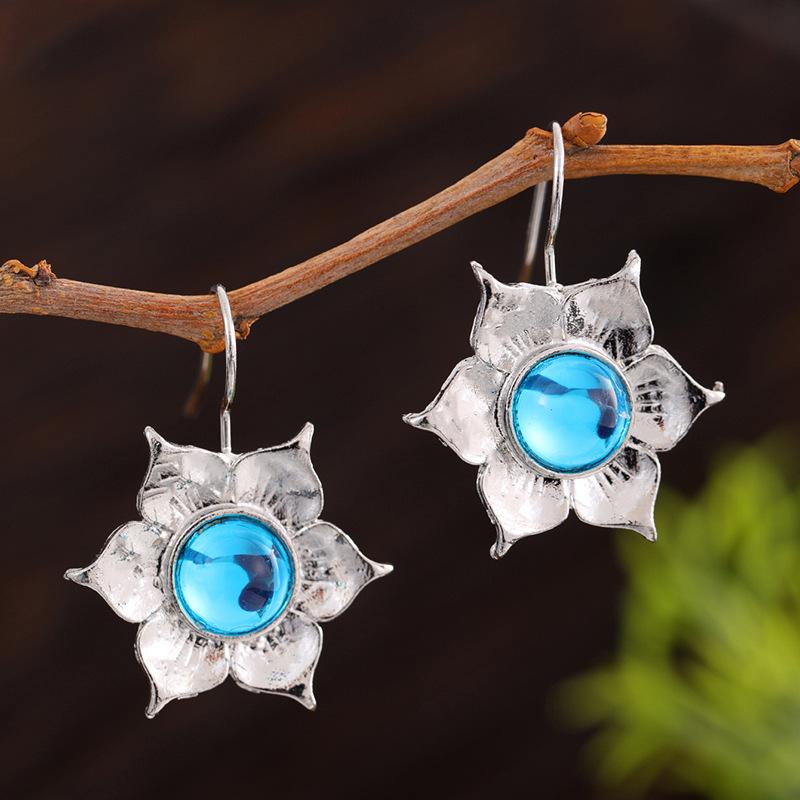 

Модные серьги-подвески для женщин синий