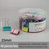 Colored 41mm Swallowtail Clip for Documents and Office Supplies