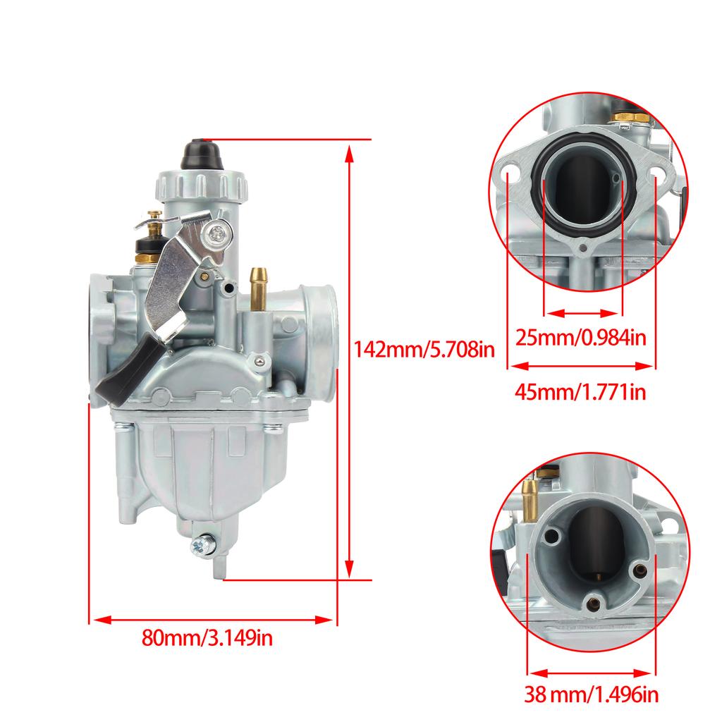 For Lifan YX SSR CRF50 CRF70 Motorcycle Carburetor Carb 110cc 125cc 140cc Motocross Pit Dirt Bike Engine Mikuni Carburetor