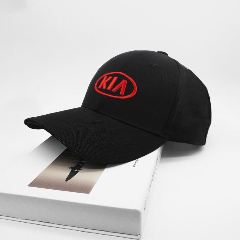 Berretto da Baseball per Auto Esterno Regolabile Cappelli Casual Cappello Parasole per KIA Sportage Rio Ceed Picanto K5 K9 Sorento Accessori